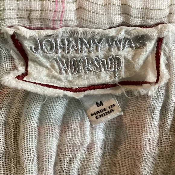 Johnny Was Lidia Effortless Peasant Top Med - Picture 3 of 9